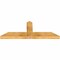 Ekena Millwork Portland Rough Sawn Timber Gable Bracket, Western Red Cedar, 60"W x 22"H x 4"D x 6"F, 9/12 Pitch GBW060X22X0406POR00RWR - alternate 3